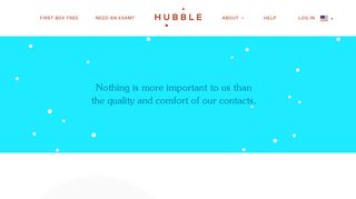 Our Contacts - HUBBLE | The More Affordable Daily Contact Lens.
