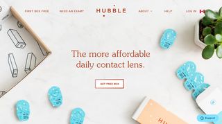 HUBBLE | The More Affordable Daily Contact Lens.