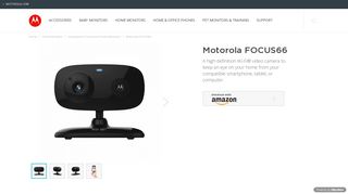 Motorola Focus 66 WiFi HD Home Monitoring Camera - MotorolaStore ...