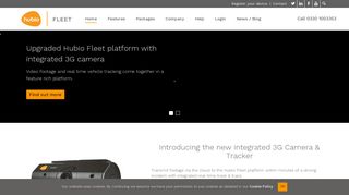 Hubio Fleet: Fleet Vehicle Tracking Solutions | Integrated 3G camera