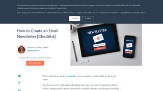 How to Create an Email Newsletter [Checklist] - HubSpot Blog