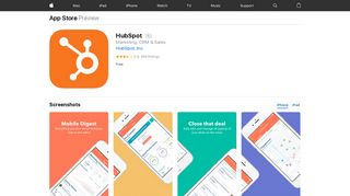 HubSpot on the App Store - iTunes - Apple