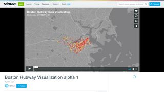 Boston Hubway Visualization alpha 1 on Vimeo