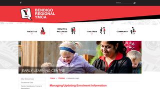 Bendigo YMCA - Hubworks Login