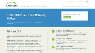 Altisource - Hubzu® Online Real Estate Marketing Platform