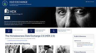 HDX 2.0 Homelessness Data Exchange Homelessness Data Exchange