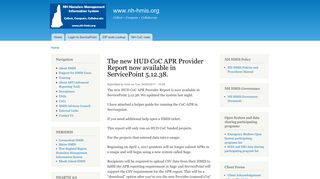 The new HUD CoC APR Provider Report now available in ...