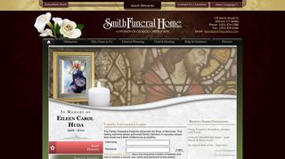 Eileen Huda Login - Milford, Connecticut | Smith Funeral Home