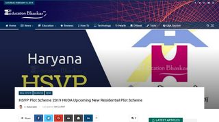 HSVP Plot Scheme 2019 HUDA Upcoming New Residential Plot ...