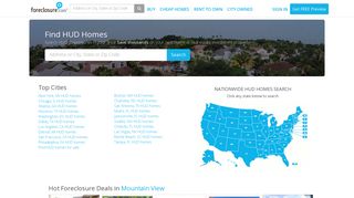 HUD Homes | HUD Homes For Sale Foreclosure.com