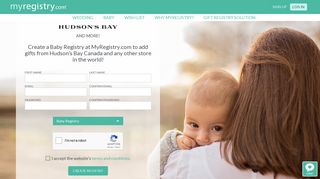 Hudson's Bay Canada Baby Registry | MyRegistry.com
