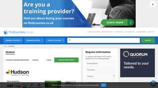 Hudson - 24/7 access to e-learning courses - Findcourses.co.uk