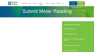 submit-meter-reading- Hudson Energy