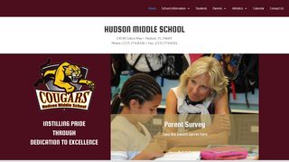 Hudson Middle School | 14540 Cobra Way Hudson, FL (727) 774-8200