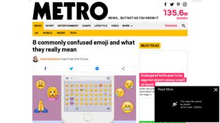8 commonly confused emoji and what they really mean | Metro News