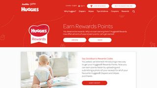 Earn Huggies® Rewards Points