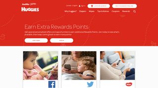 Earn More Huggies® Rewards Points