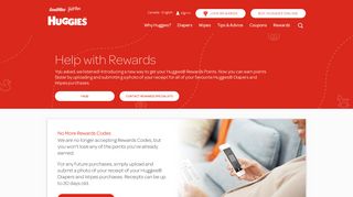 Huggies® Rewards Help and FAQs