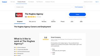 The Hughes Agency Careers and Employment | Indeed.com