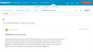 HT2000W Router Password reset - HughesNet Community - 79218
