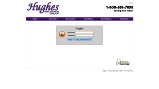 Login - Hughes Insurance Group