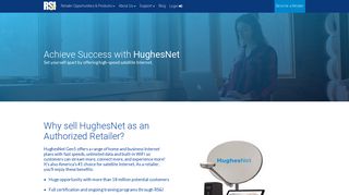 HughesNet - Become an Authorized Retailer for Satellite Internet - RS&I