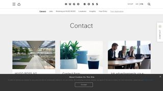 Contact for the HR department | HUGO BOSS Group