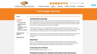 Hartford Union High School District - Technology Services
