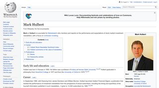 Mark Hulbert - Wikipedia