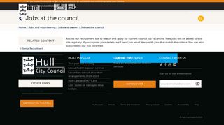 Jobs at the council | Hull City Council