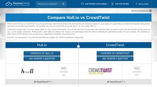 Compare Hull.io vs CrowdTwist 2019 | FinancesOnline