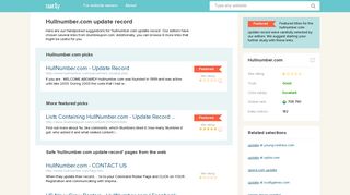 Hullnumber.com update record - Sur.ly
