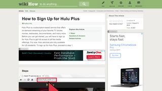 How to Sign Up for Hulu Plus: 7 Steps (with Pictures) - wikiHow