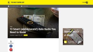 13 Smart (and Accurate!) Hulu Hacks You Need to Know - The Krazy ...