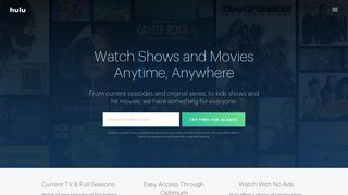 Watch TV and movies via Xbox, PS3, Wii and more | Hulu