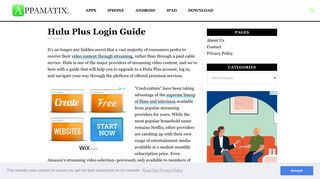 Hulu Plus Login Guide | Appamatix
