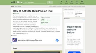 How to Activate Hulu Plus on PS3: 12 Steps (with Pictures)