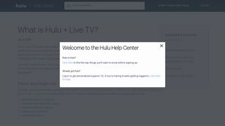 Live TV - Hulu Help