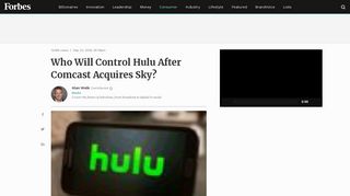 Who Will Control Hulu After Comcast Acquires Sky? - Forbes