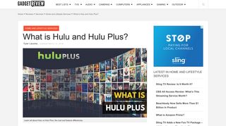What is Hulu and Hulu Plus? | Gadget Review