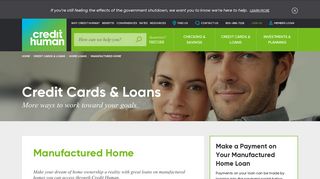 Manufactured Home Loans with Great Rates | Credit Human