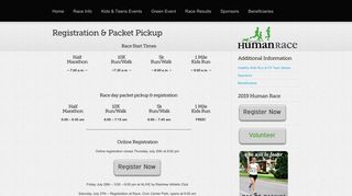 Registration & Packet Pickup | Fort Collins Human Race