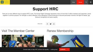 HRC Support | Human Rights Campaign