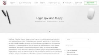 Login spy: app to spy – Hospital For Humanity