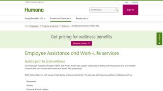 Employee Assistance and Work-Life Services | Humana