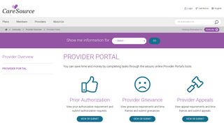 Provider Portal | CareSource