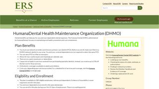 Humana DHMO coverage | ERS