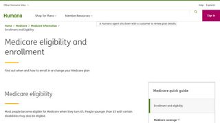 Medicare Enrollment: Who Can Apply for Medicare and ... - Humana