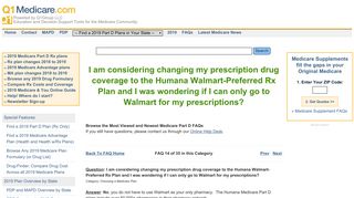 I am considering changing my prescription drug coverage to the ...