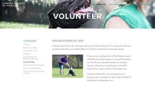 Volunteer — Humane Society of Pinellas